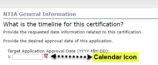 Calendar Icon Example
